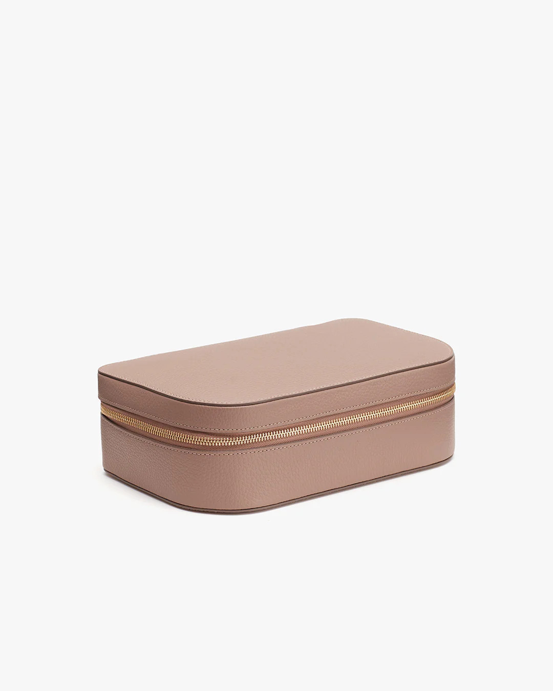 Women's Travel Beauty Case in Soft Rose | Pebbled Leather by Cuyana | Cuyana