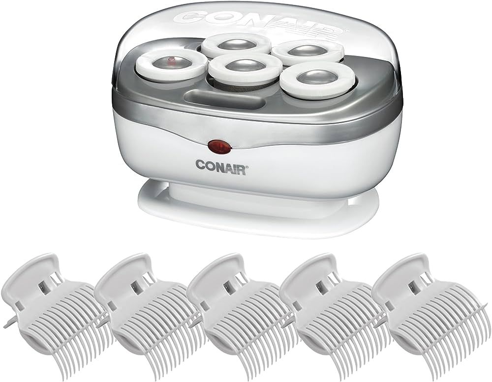 Conair Ceramic 1 1/2-inch Hot Rollers, Super Clips Included, Perfect for Travel Domestic and Aboa... | Amazon (US)