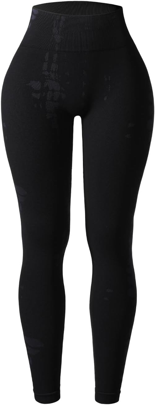 AUROLA Serpent Snake Seamless Scrunch Workout Leggings for Women,Girls Squat Proof Ribbed Thick A... | Amazon (US)