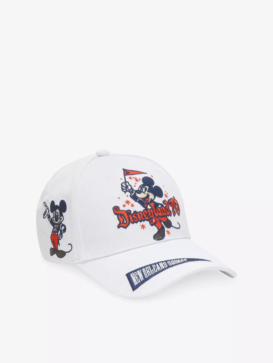 Disney X Skinnydip Disneyland Mickey-Embroidered Cotton Baseball Cap | Selfridges