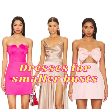 Dresses for smaller busts. See full Dresses for Your Body video on my YouTube: www.youtube.com/@stylewithdanielle 

#LTKstyletip #LTKSeasonal