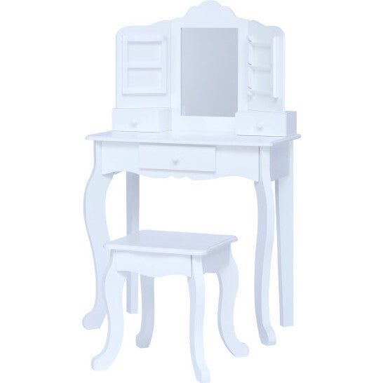 Little Princess Anna Medium Vanity, White | Maisonette