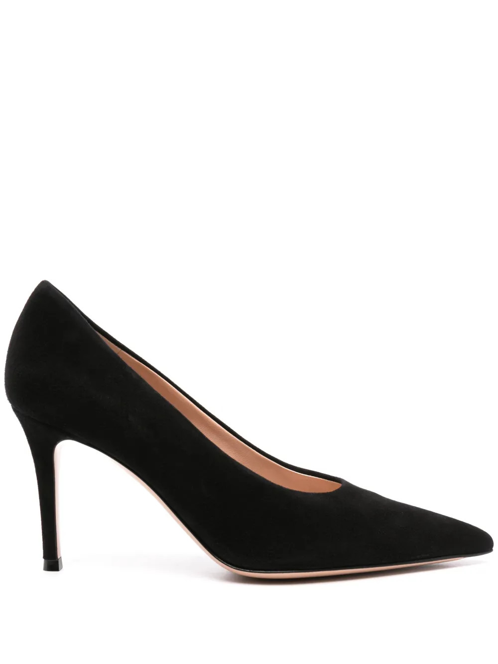 Gianvito Rossi Gianvito 70mm Suede Pumps  | Black | FARFETCH | Farfetch Global