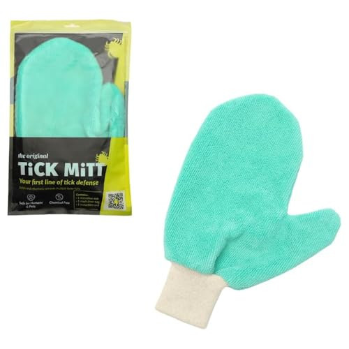 TiCK MiTT Blue Protective Glove for Tick Removal from Pets & Humans - Easy, Gentle, Chemical-Free Tick Handling - Portable & Durable for Outdoor Adventures | Amazon (US)