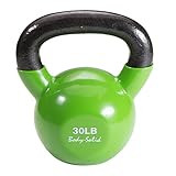 Body-Solid Vinyl Coated Kettlebell Set (‎KBV30) with Kettle Grip Handle, Perfect Kettlebells for Wei | Amazon (US)