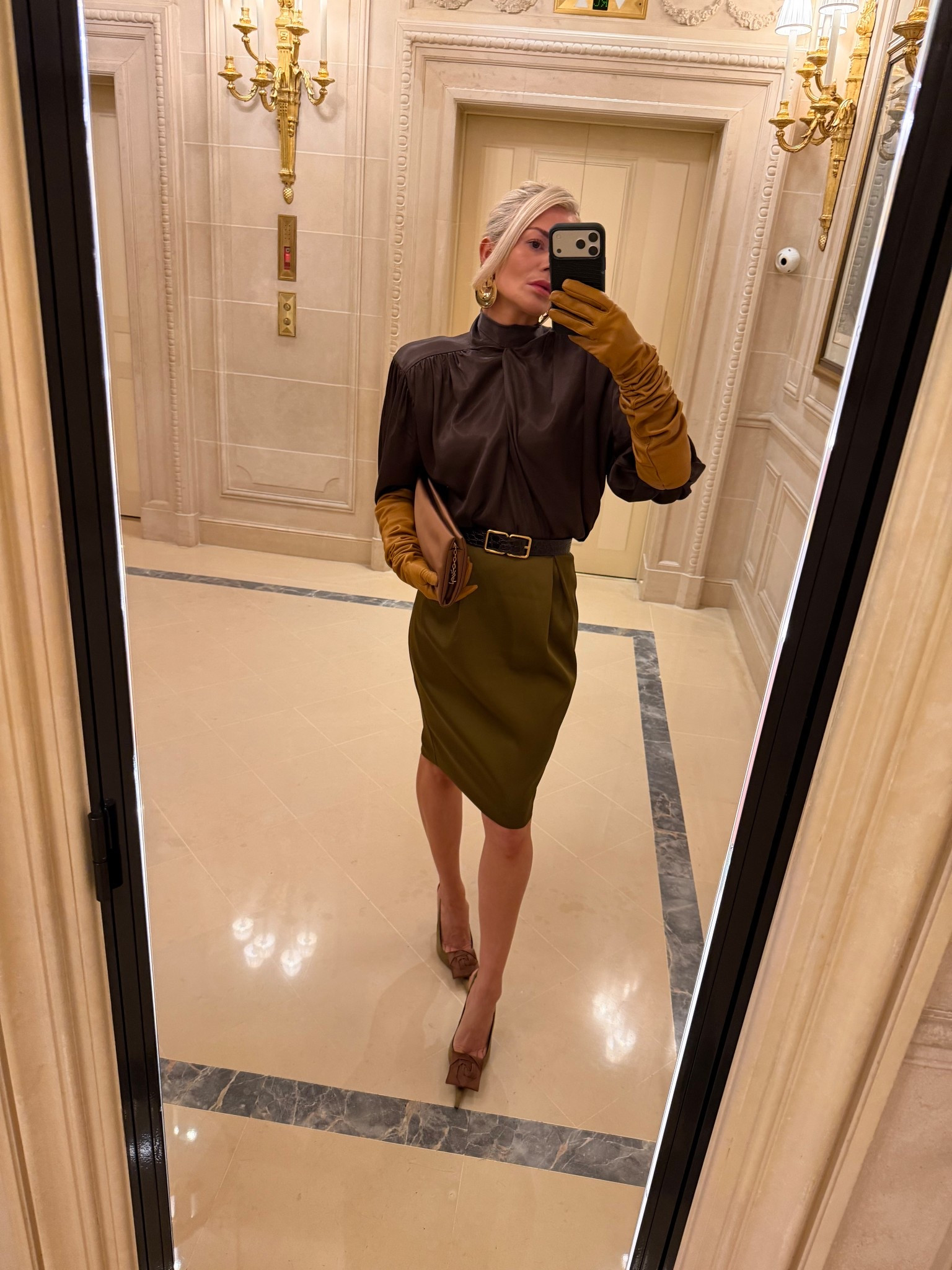 Paris fashion 

I altered the skirt and tied the shirt around the back. So it was higher up my neck and added an extra shoulder pads. 

Ysl shoes run small go up half a size 

#LTKuk #LTKFashionMonth #LTKpartywear