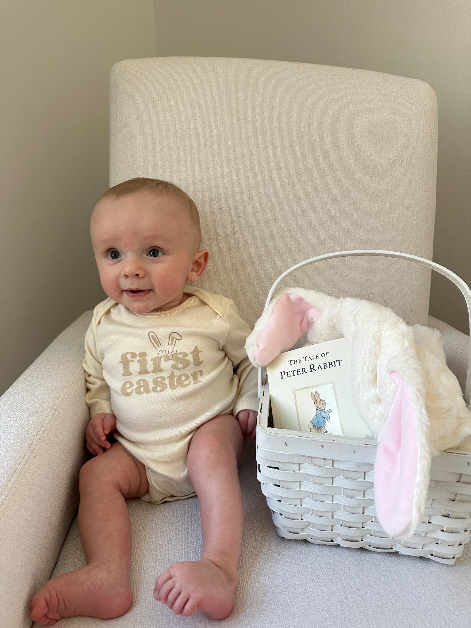 Easter basket ideas for baby
Baby shower gift ideas
Bunny baby towel
My first Easter onesie
Registry must haves
Baby room essentials
Glider
Easter book


#LTKBump #LTKmomlife #LTKBaby