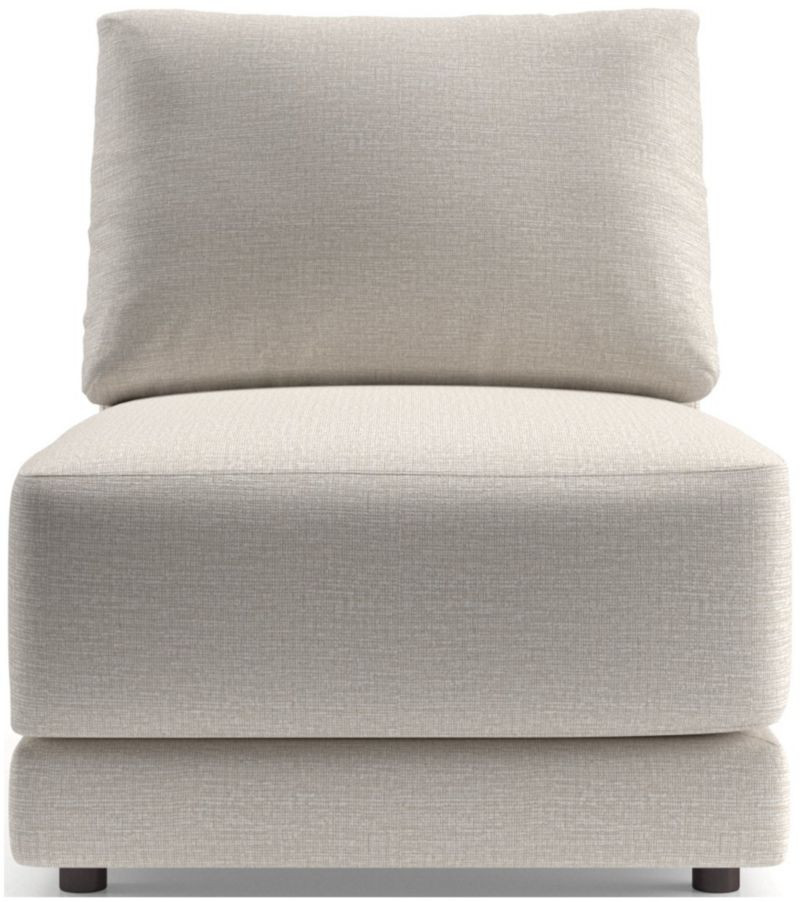 Gather Deep Armless Chair + Reviews | Crate & Barrel | Crate & Barrel