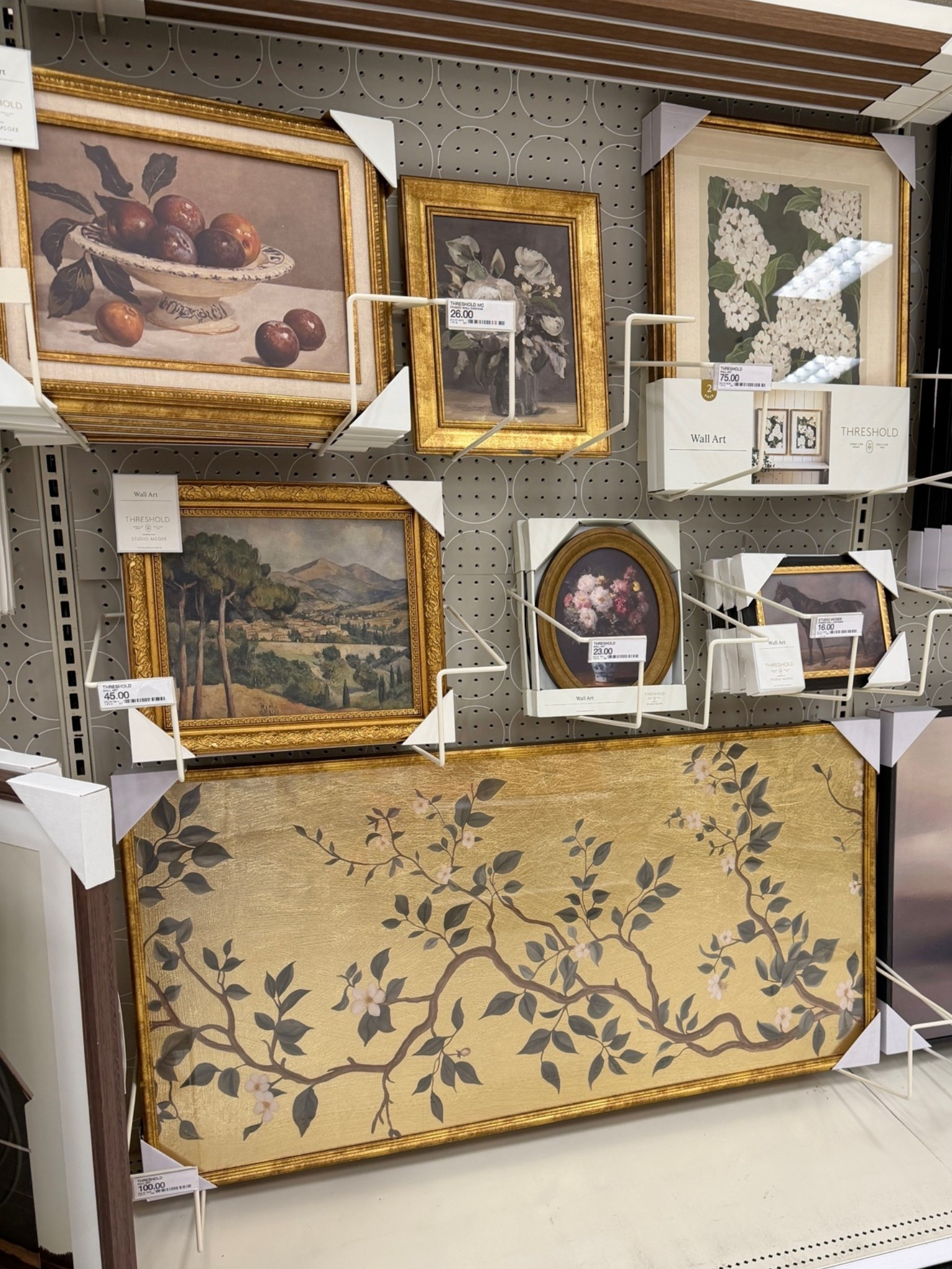 Target art! Gilded chinoiserie artwork, intaglio art, gold frames