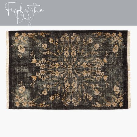 We are in love with this black floral area rug! It adds a striking statement to any space.

#LTKSeasonal #LTKfamily #LTKhome
