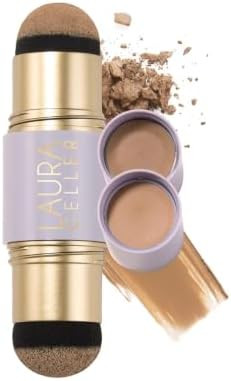 LAURA GELLER NEW YORK Root Touch-Up for Hair & Brows, Instant 100% Gray Root Coverage with Builda... | Amazon (US)