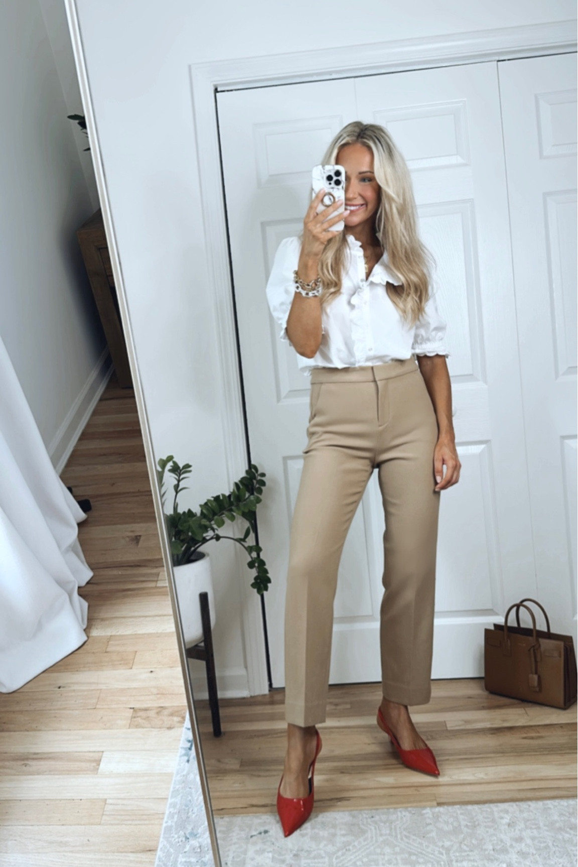 How to style red shoes for work - fall 2023

#LTKworkwear