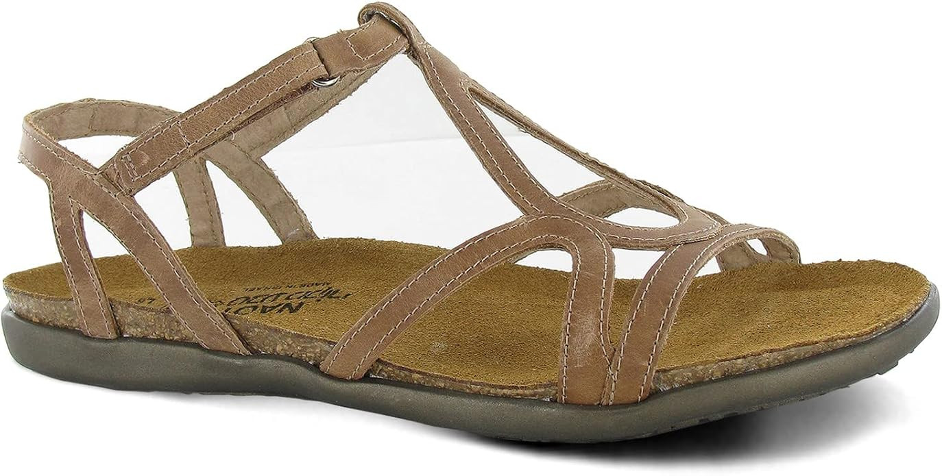 NAOT Footwear Women’s Dorith Sandal with Cork Footbed and Arch Support Footbed - Adjustable San... | Amazon (US)