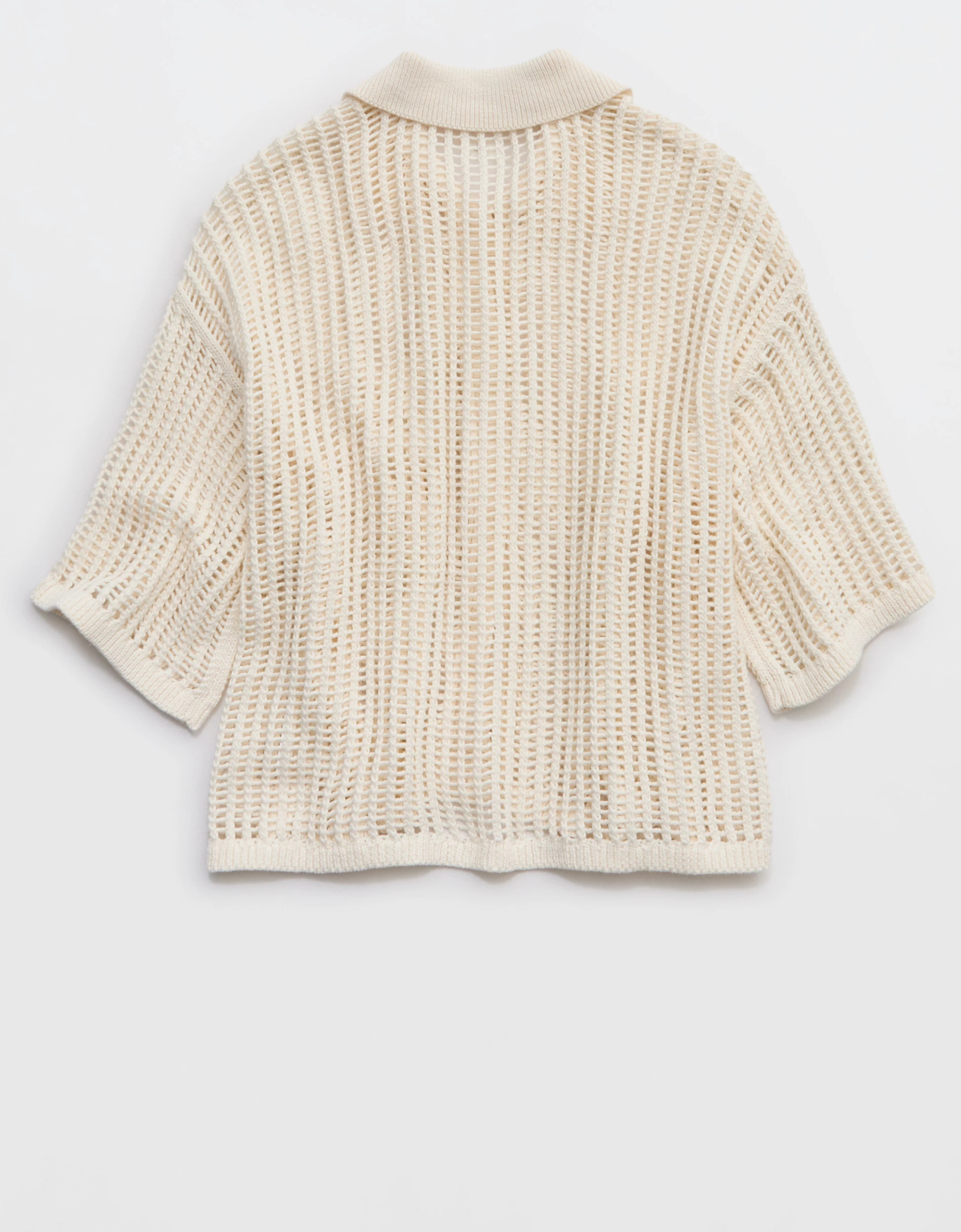 Aerie Short Sleeve Polo Sweater | Aerie