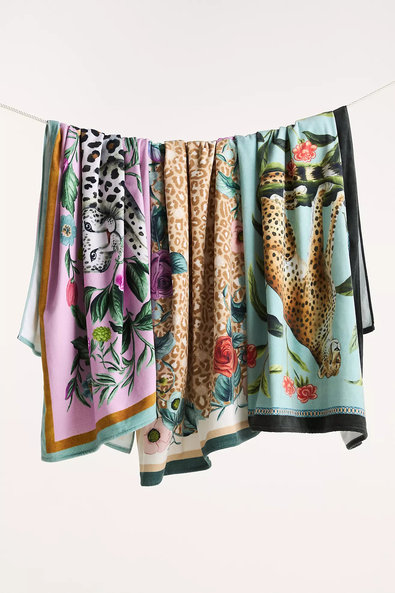 Maeve Cotton Printed Beach Towel | Anthropologie (US)