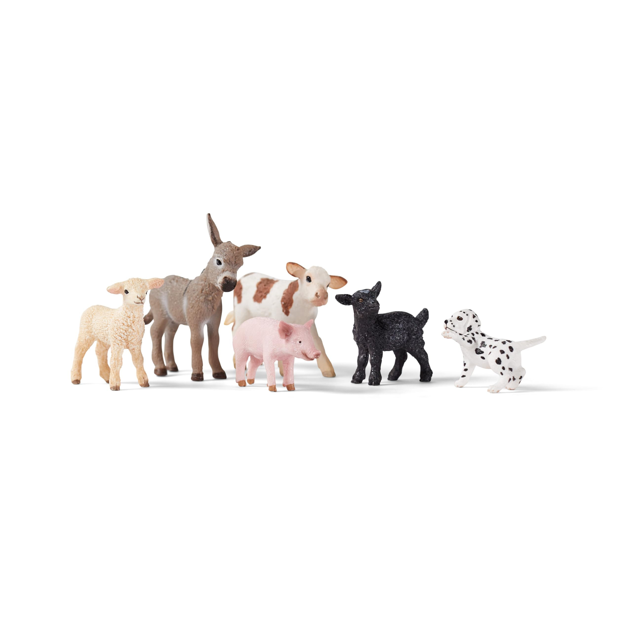 Schleich Farm World - 6 PC Baby Farm Animal Playset with Puppy, Lamb, Goat, Piglet, Calf and Donk... | Amazon (US)