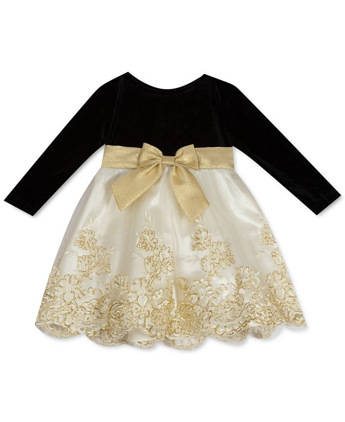 Rare Editions Baby Girls Embroidered Dress & Reviews - Dresses - Kids - Macy's | Macys (US)