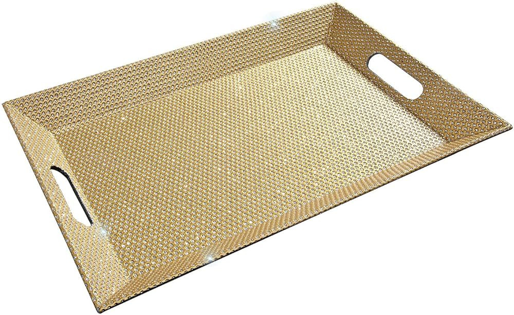 STUDIO SILVERSMITHS 11x16 Tray W Handles Gold | Amazon (US)