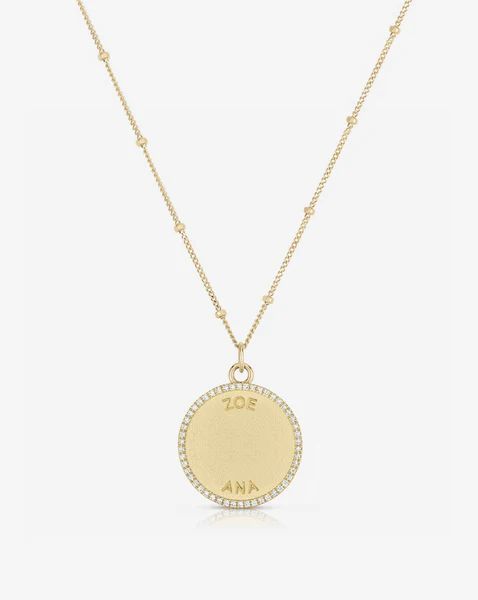 Personalized Medallion Necklace | Ring Concierge