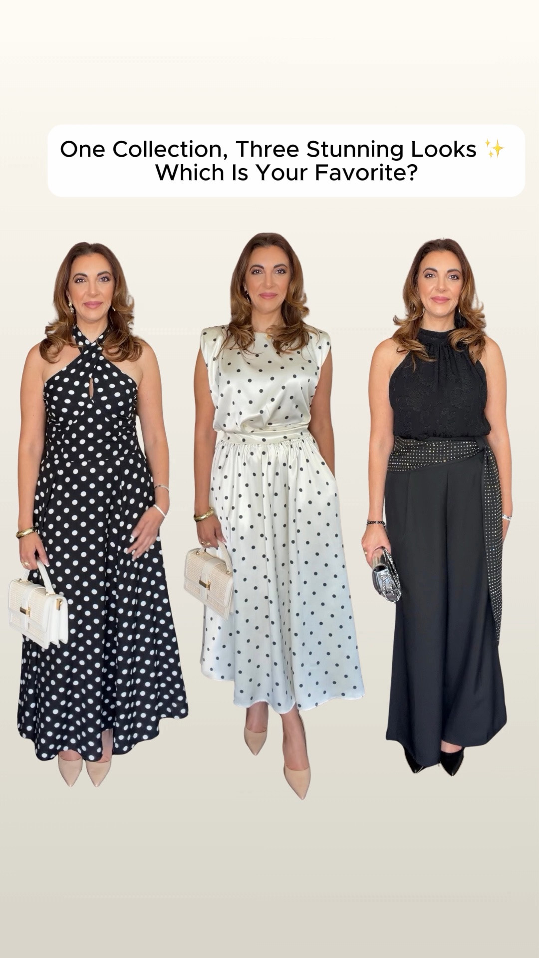 ✨ Chicwish New Arrivals | Chic Summer Outfit Ideas

These Chicwish finds are giving timeless elegance 🤍

I’m loving the polka dot dress, matching set, and wide-leg black pants for creating effortlessly polished outfits this season.

Perfect for vacation, brunch, date night, and everyday elevated style.

✨ Which look is your favorite: 1, 2, or 3?

#ad @chicwish #Chicwish #ChicwishStyle

#LTKootd #LTKgrwm #LTKU
