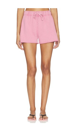 Bobi Relaxed Gym Short in Rose. - size XS | Revolve Clothing (Global)