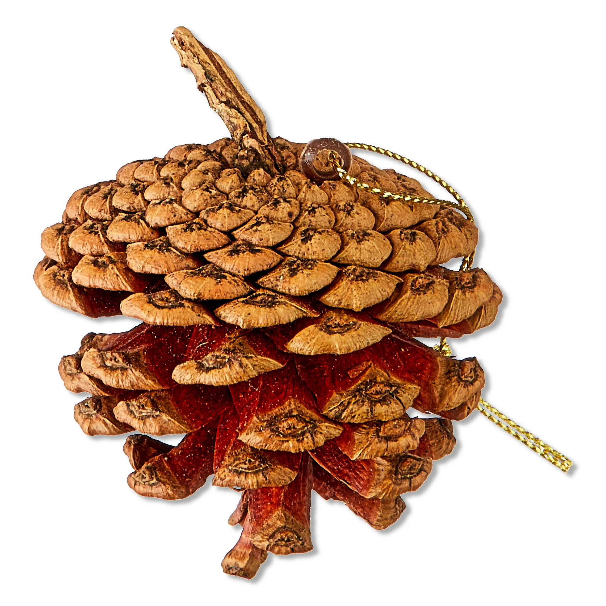 24 Count Natural Brown Pinecone Christmas Ornaments, Assorted Sizes, by Holiday Time | Walmart (US)