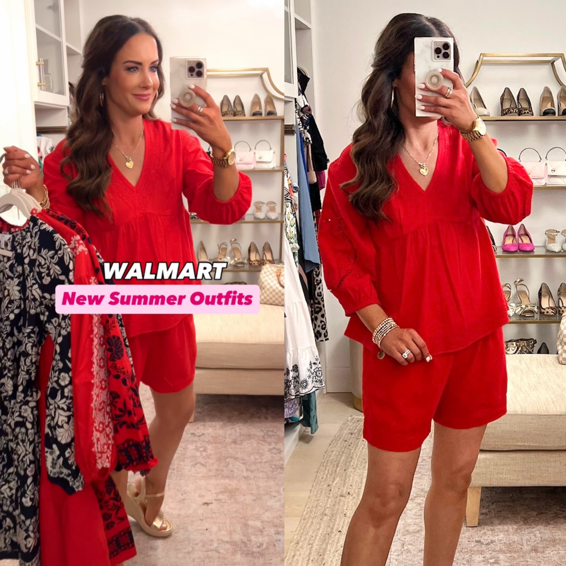 Cutest new finds from Walmart! Scroll to shop! Wearing size S. Follow us for more!