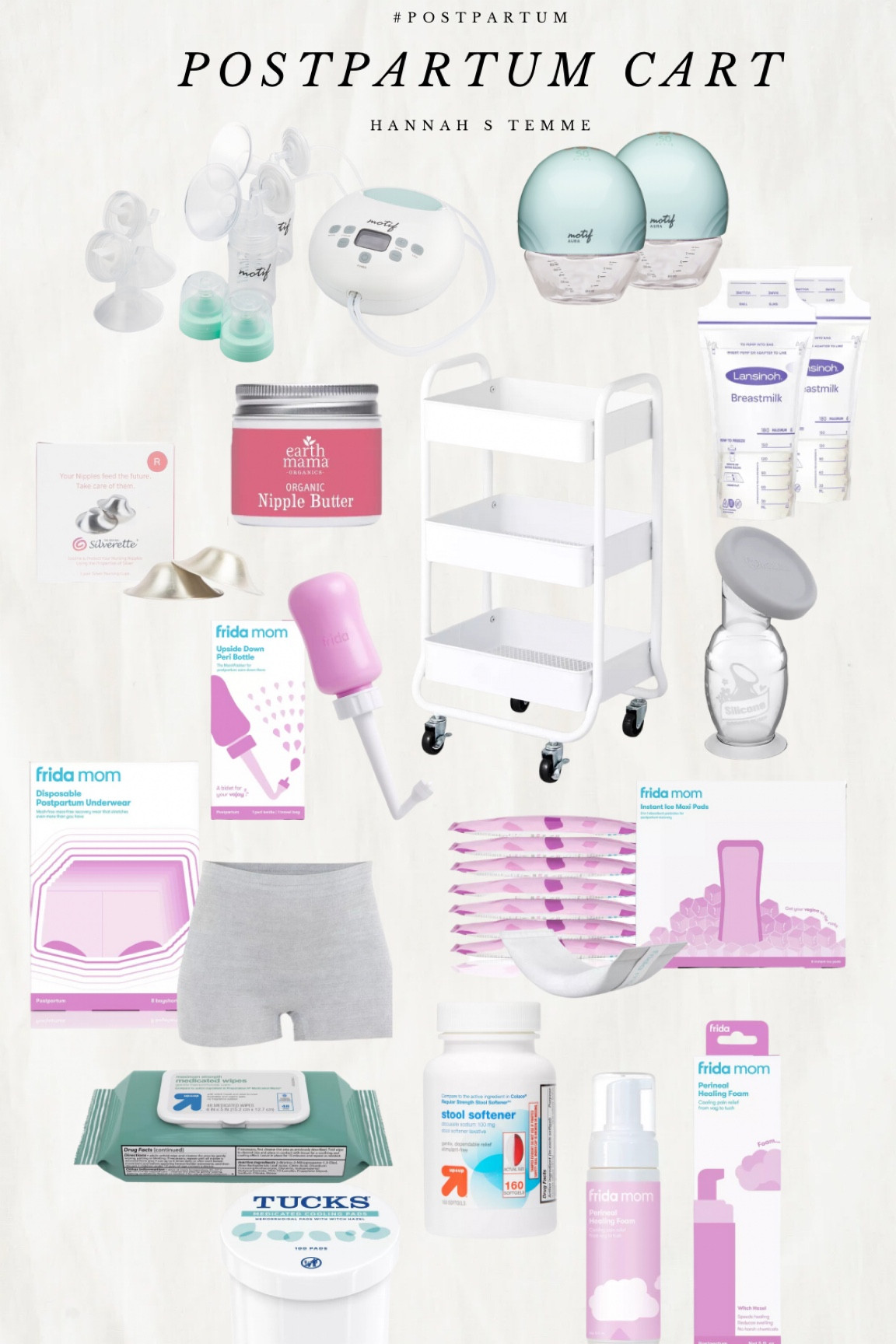 What I put in my postpartum cart👶🏼☁️ all of this was recommended to me! I wanted something that I could easily move around the house if I needed it! I am planning to breastfeed so I got the Motif breast pump that is corded and hands free!

Maternity // postpartum essentials // target finds // motherhood // frida mom // frida baby

#LTKbaby #LTKhome #LTKbump