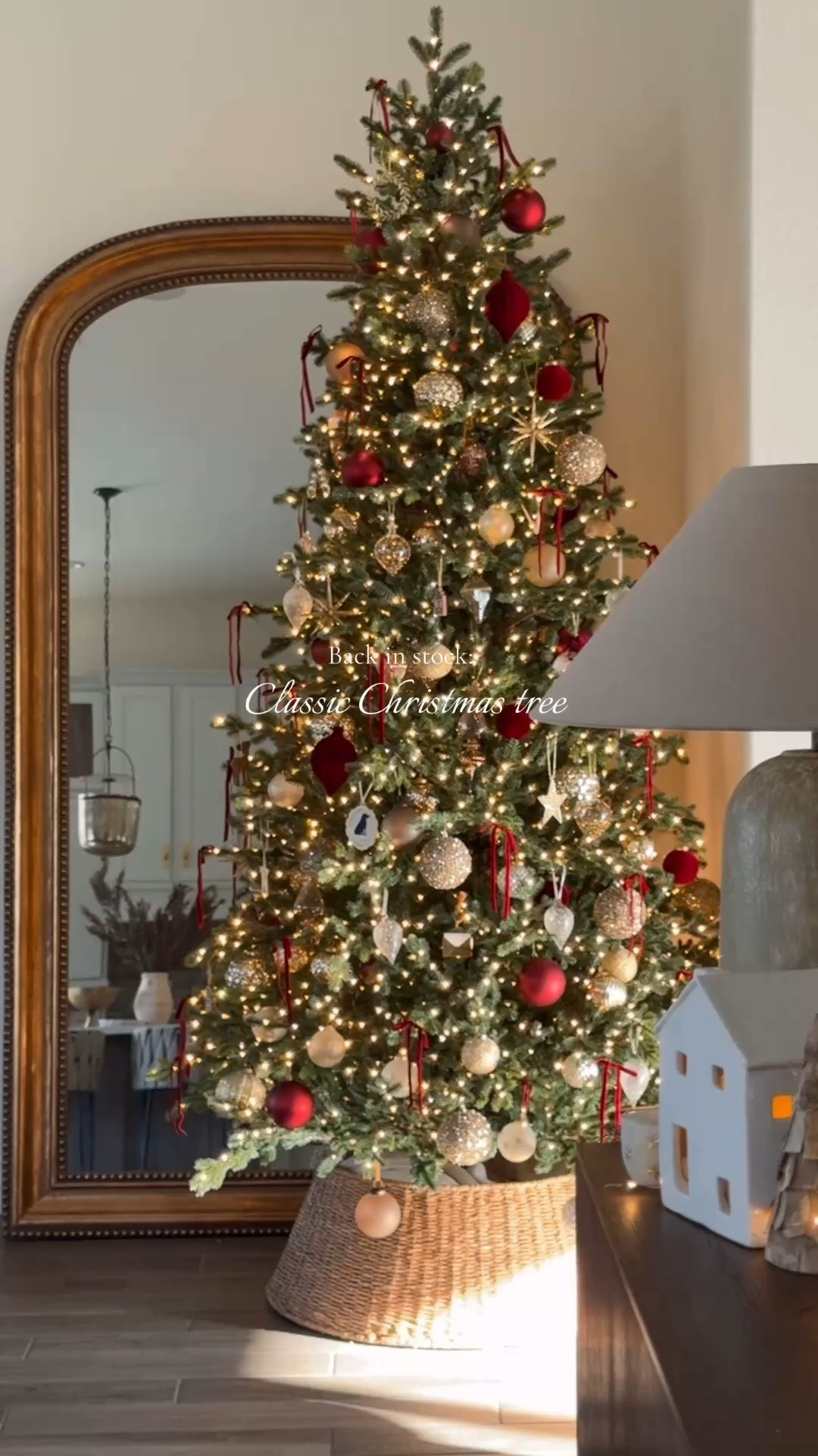 My Christmas tree from the past two years is back in stock! I adore the realistic vibe of this year and how timeless it is. It is all realistic branches!