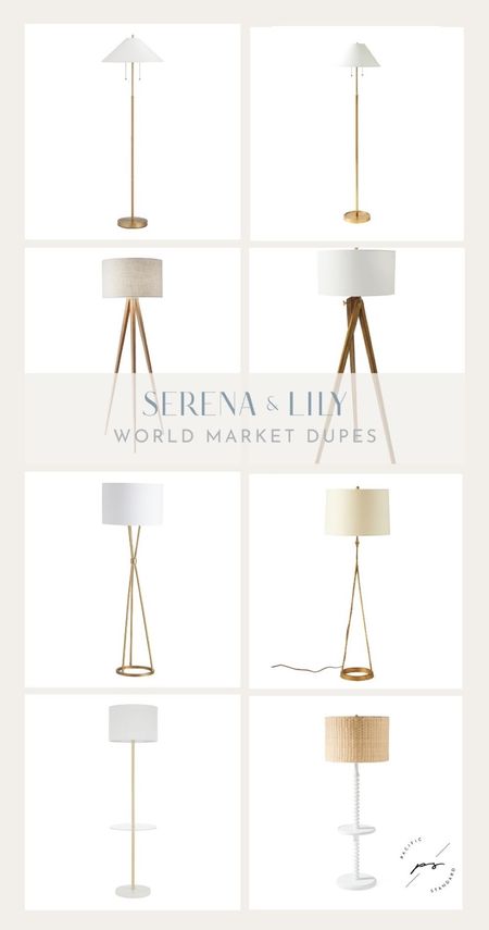 Serena and Lily #lookforless finds at finds World Market! Get the coastal look for a less and shop rattan accents, floor lamps, and much more #savevssplurge #serenaandlily #coastaldecor 

#LTKstyletip #LTKhome #LTKunder100