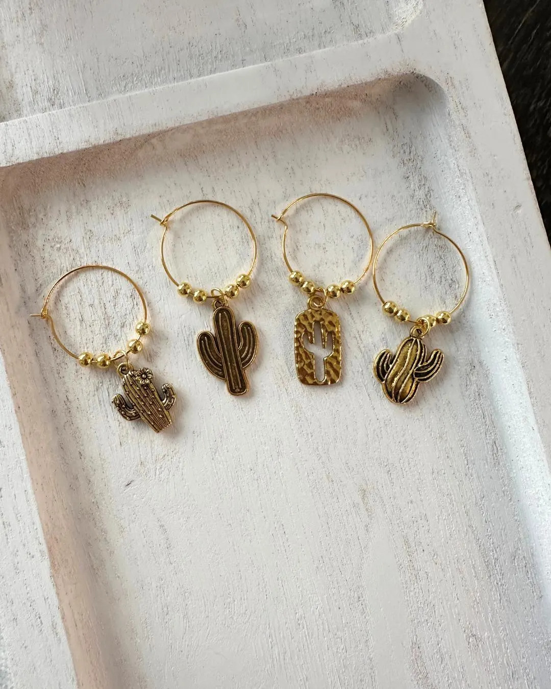 Use these ADORABLE cactus wine glass charms for your next girls night, bachelorette party, or even as a housewarming gift! Use code YASPLEASE for $1 off your next order!

#LTKfoodie #LTKHome #LTKWedding