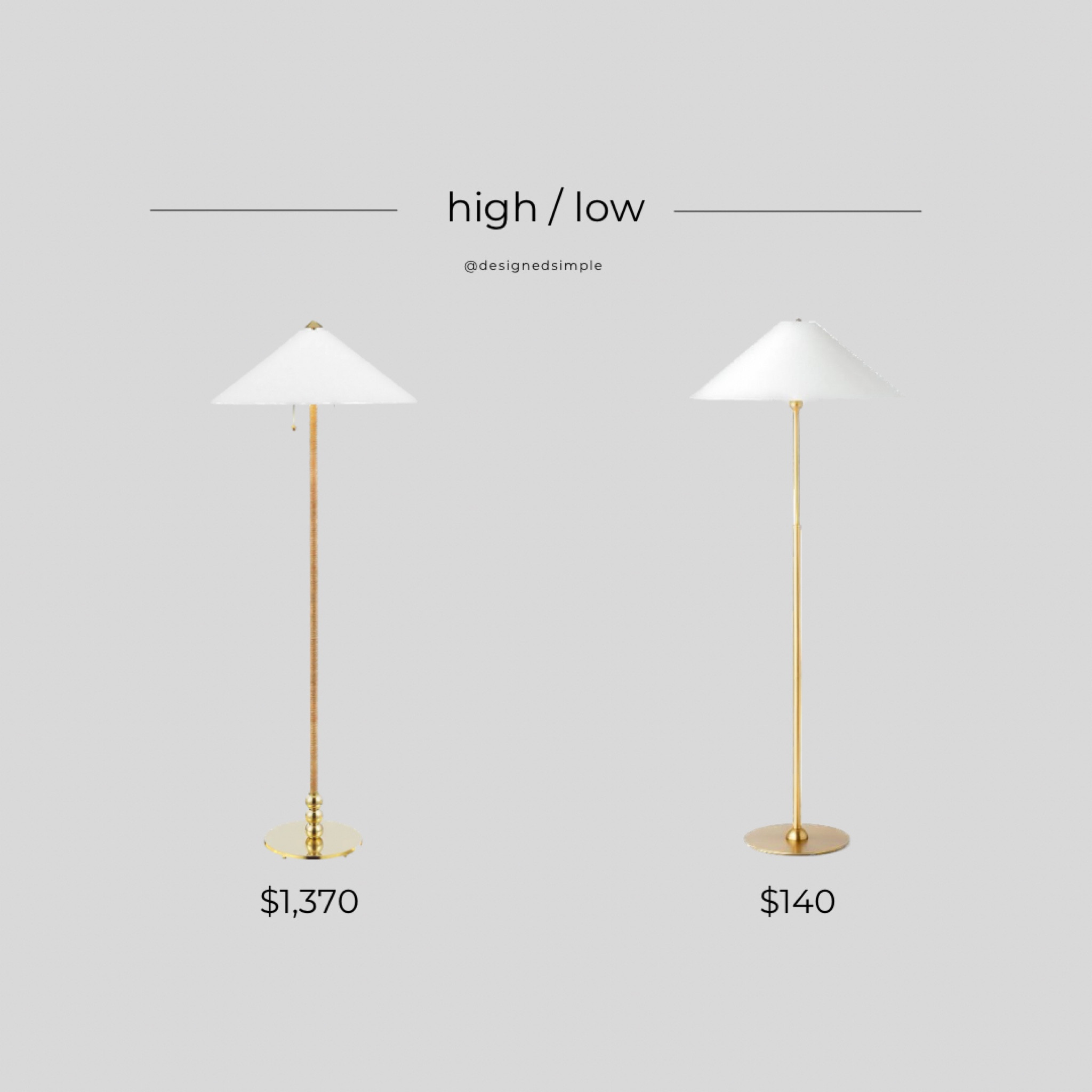 get the look, mcgee & co dupe, brass floor lamp, high low floor lamp, studio mcgee at target 

#LTKhome #LTKsalealert
