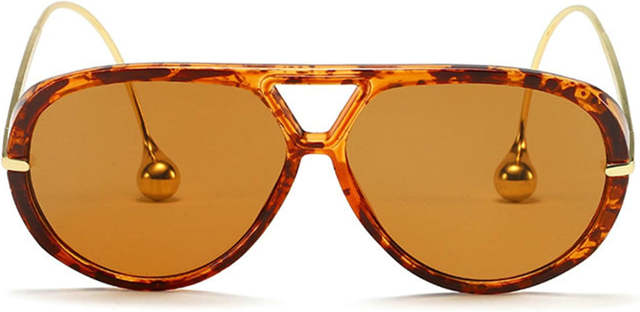 willochra Vintage Oversized Pilot Shield Sunglasses Women Luxury Trendy Sun Glasses For Ladies Bi... | Amazon (US)