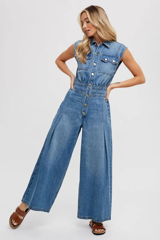 Dany Denim Romper | The Collection TX 