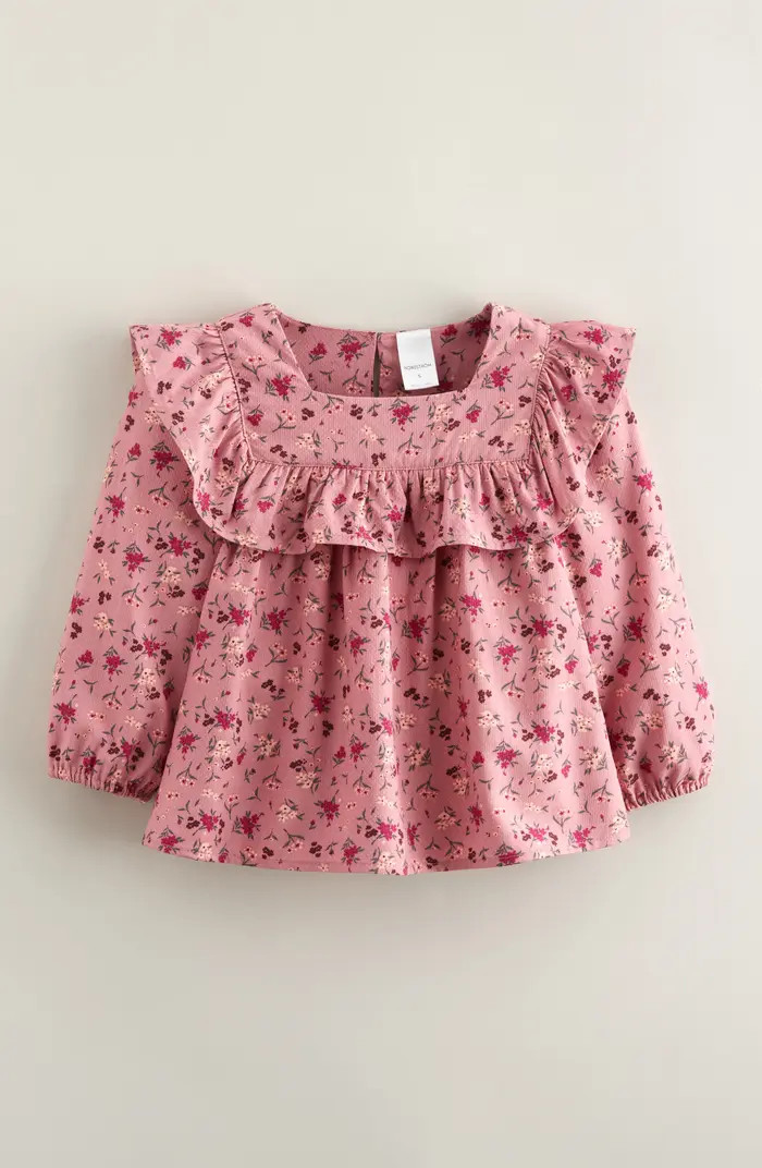 Nordstrom Kids' Ruffle Yoke Top | Nordstrom | Nordstrom