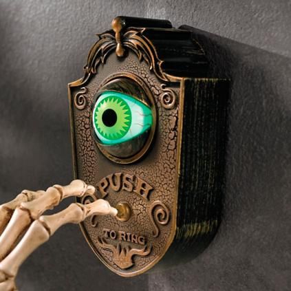 Animated Eyeball Doorbell | Grandin Road