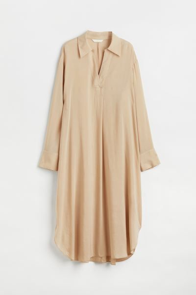 Lyocell-blend shirt dress | H&M (UK, MY, IN, SG, PH, TW, HK)