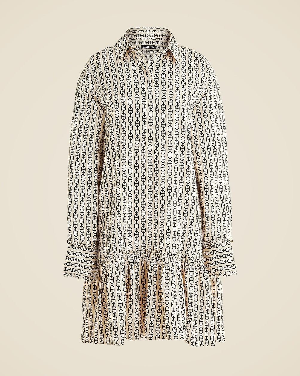Amelia popover shirtdress in vintage links prints | J. Crew US