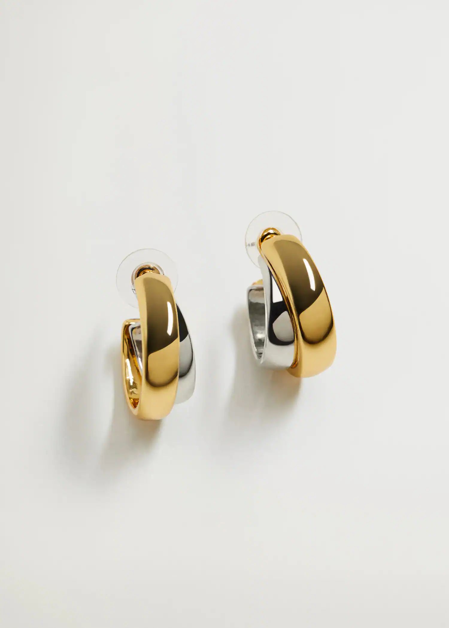 Twisted hoop earrings | MANGO (US)