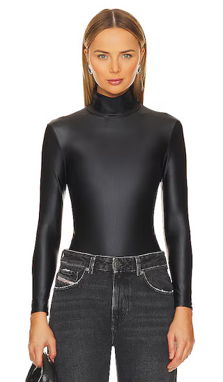 Matte Metallic Bodysuit in Oxide | Revolve Clothing (Global)
