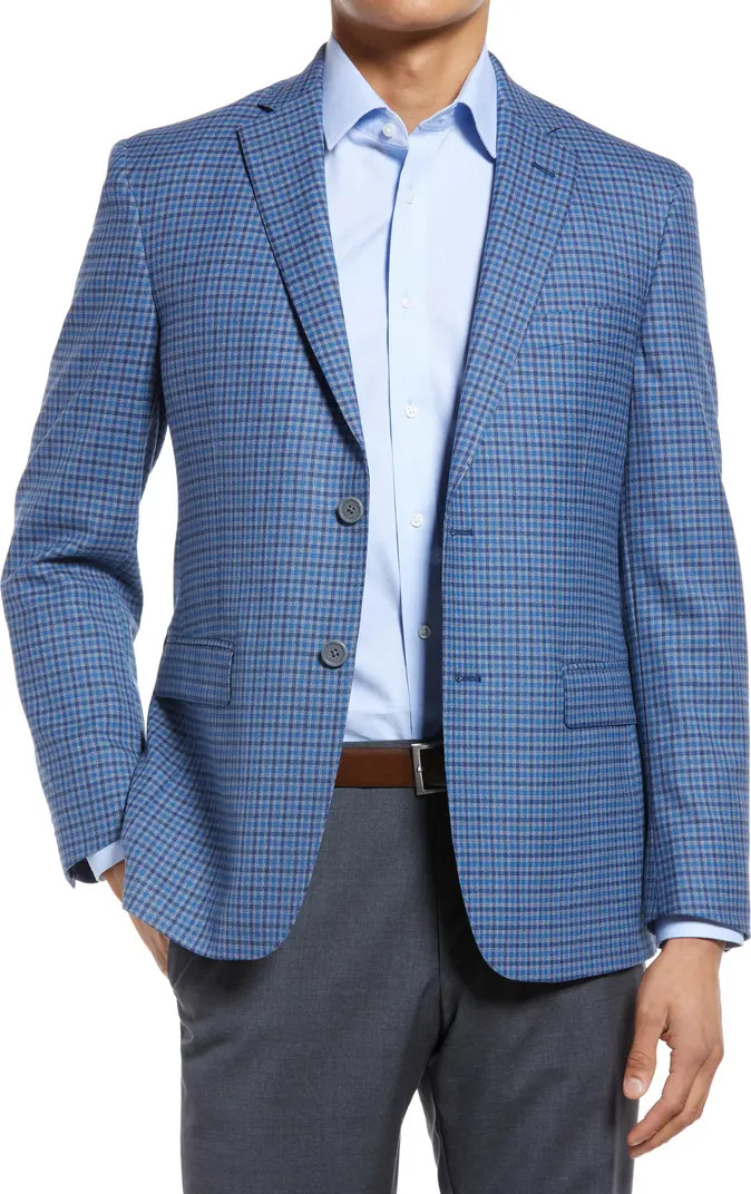 JB Britches Check Wool Blend Sport Coat | Nordstrom | Nordstrom