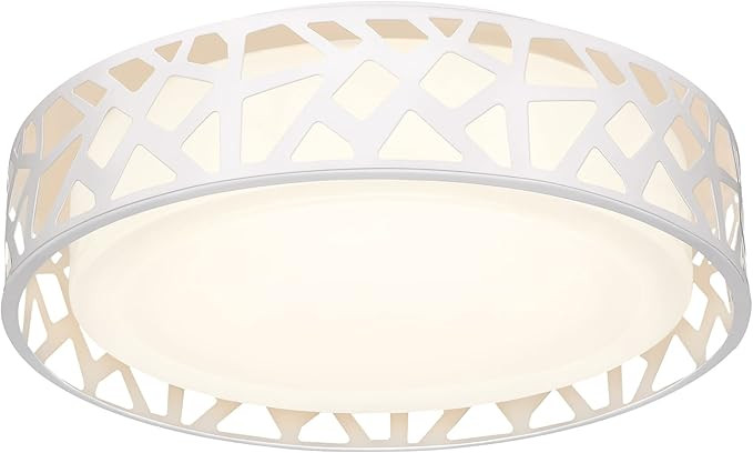 VICNIE Flush Mount Light Fixture, 12 inch 15W 1100 Lumens LED Ceiling Lights, Dimmable 3000K Warm... | Amazon (CA)