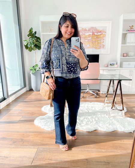 Nordstrom Anniversary Sale jeans from Wit and Wisdom. Super flattering styles available in petite sizes. Love the dark rinse of this pair that makes them a bit dressier and potentially a good option for work wear. Wearing size 12 petite in all three. Wit and Wisdom top size Medium. Target braided sandals. Gucci bag.

#liketkit @shop.ltk https://liketk.it/4e0HJ

NSale denim, NSale jeans, Wit and Wisdom, itty bitty bootcut jeans, bootcut jeans, blue jeans, fall tops, fall blouses, fall shirts, NSale tops, NSale blouses, NSale shirts, western outfit, fall outfits, fall outfit idea, business casual, work wear, workwear, business casual outfit idea, dark jeans

#LTKxNSale #LTKsalealert #LTKworkwear