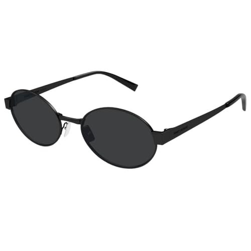 Designer Women's Round RX Sunglasses Black Lenses by Saint Laurent | Amazon (US)
