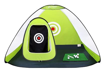 Leader Accessories Automatic Pop Up Portable 4 in 1 Golf Practice Set Hitting Cage Chipping Net M... | Amazon (US)