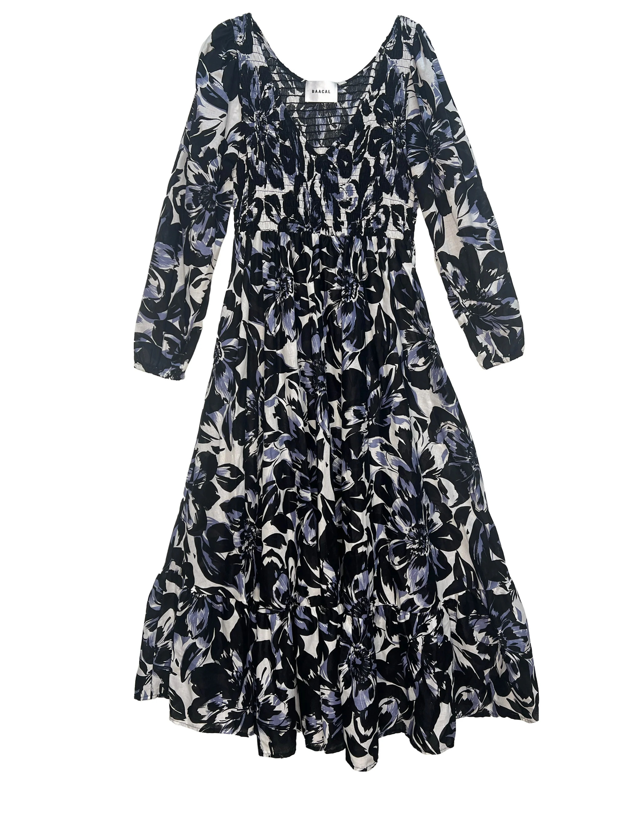 Remy Midi Dress- Painted Floral- BAACALxBECCA | BAACAL Limited, LLC