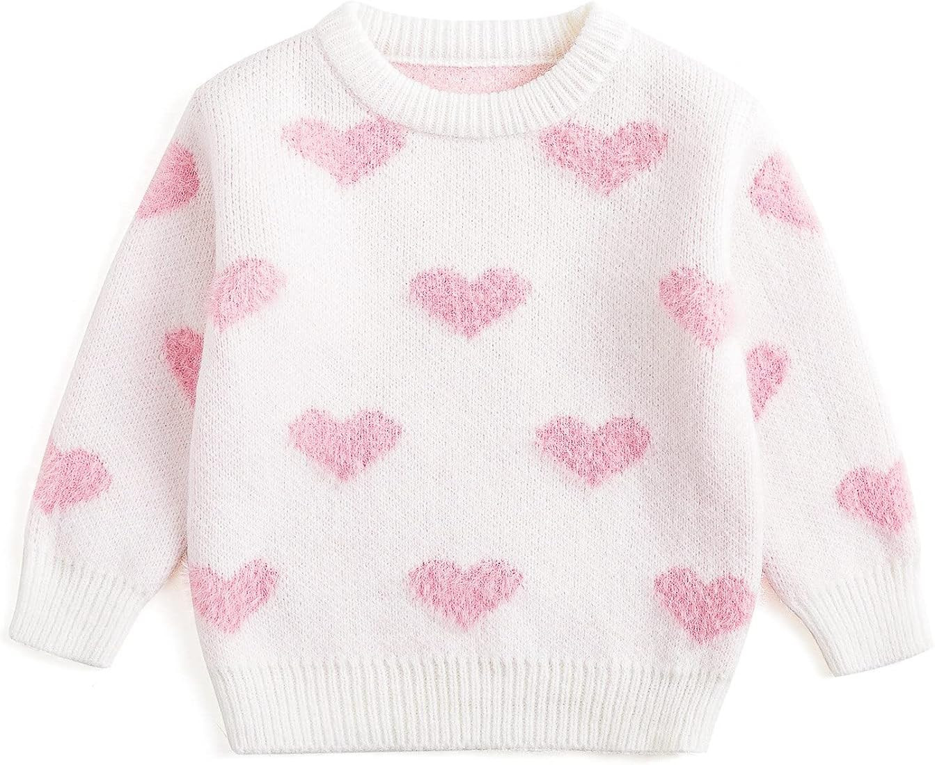 Curipeer Baby Sweater Solid Ruffle Basis Pullover Sweater Turtleneck Longsleeve Fall Clothes for ... | Amazon (US)