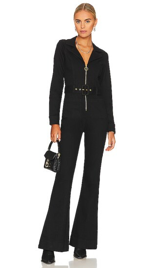 Augusta Jumpsuit in Pitch Black | Revolve Clothing (Global)