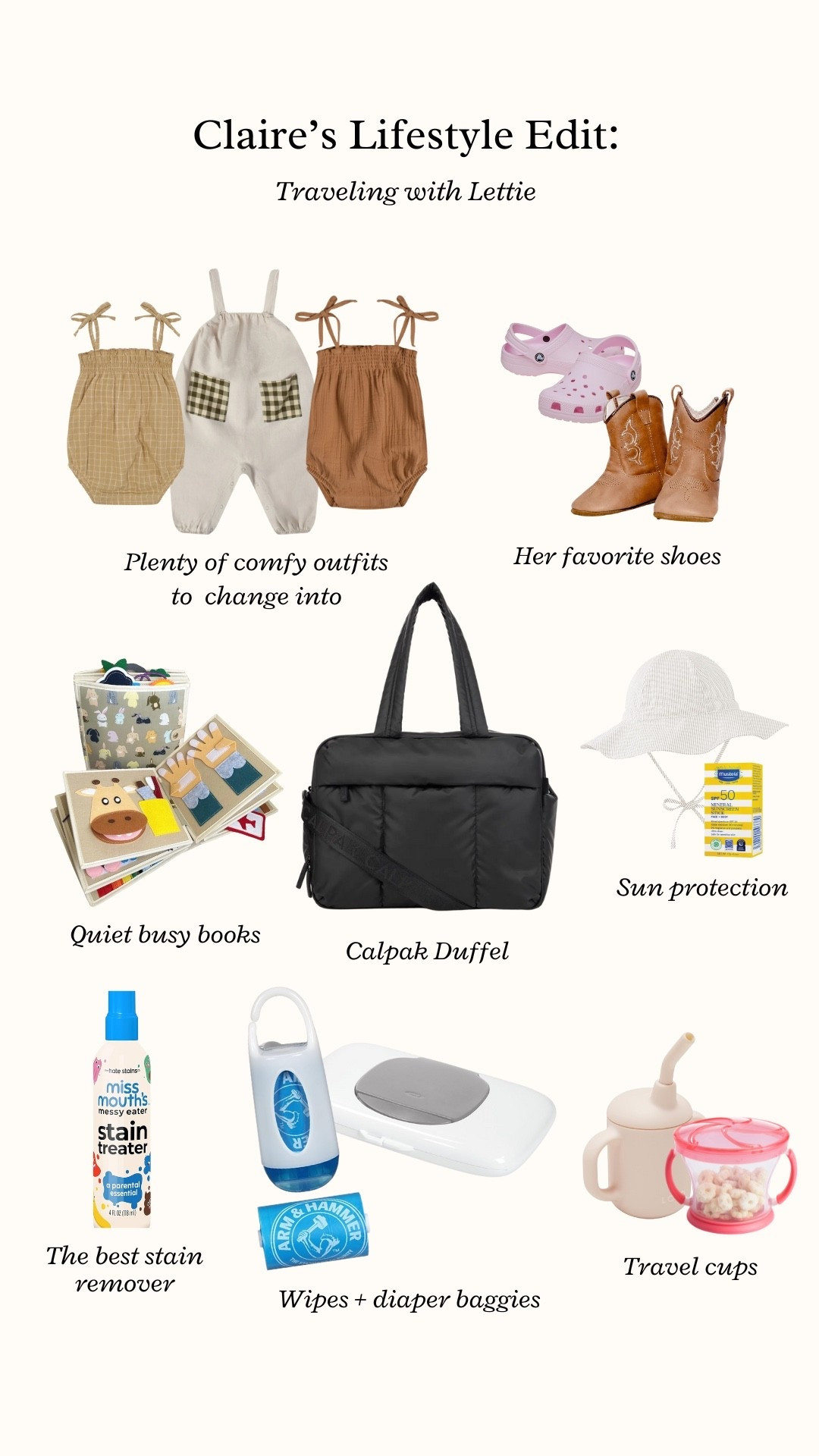 We’re off on another family trip!! Amongst so many other things, here are a few must haves when we travel with our Lettie girl. Wish us luck and have a great weekend yall! 

#LTKBaby #LTKFamily #LTKTravel