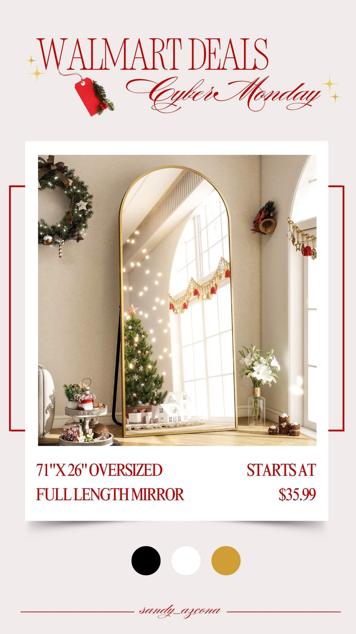 Perfect mirror! Walmart cyber monday deals 

#LTKCyberWeek #LTKGiftGuide #LTKHoliday